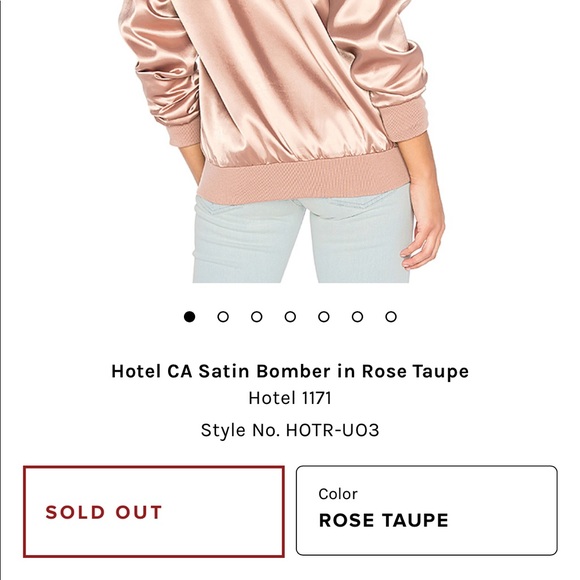 Hotel 1171 Classic Checkered Satin Bomber Jacket - Picture 6 of 8